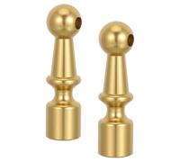 JOINPAYA Connecteurs de Poteaux Décoratifs Solution DIY Facile pour Chariot de Service ou Bar en Métal Doré, 2pcs, Diamètre de Trou 5mm, Résistants à l'usure et Déformation