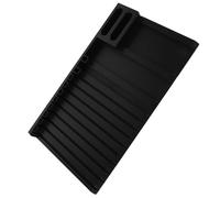 JOINPAYA Étagère de Rangement Multi-Niveaux Compartiments Réglables en Plastique Noir Présentoir à Maquettes Support Porte-Outils Organisé et Polyvalent pour Atelier