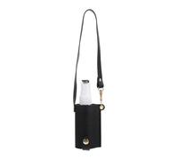 JOINPAYA Flacon Pulvérisateur Vide Facile à Utiliser Transporter pour Voyage et Rangement 60ml en Pet Étui Pu Noir Paquet à Main