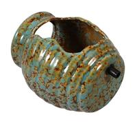 JOINPAYA Fontaine à Eau Céramique pour Jardin, Décoration de Fontaine de Cour et Intérieur, Pot Cascade, Effet D’Eau, Usage Extérieur et Salon