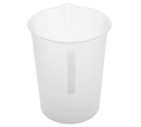 JOINPAYA Grand Pichet Doseur en Plastique 5000ml avec Poignée Ergonomique pour Réparation Automobile et Mesure Précise D'huile, Solide et Facile à Utiliser