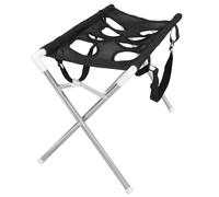JOINPAYA Hamac de Toilettage Pliable avec Support, Acier Inoxydable Noir | Cadre en Acier Inoxydable, Sangles Réglables, Structure Détachable, pour Petits Chiens et Chats