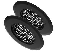 JOINPAYA Lot de 2 Crépines D'évier en Acier Inoxydable Cuisine, Panier Égouttoir Filtrant Anti-obstruction, Protège les Mains des Bords Tranchants