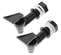 JOINPAYA Lot de 2 Robinets de Remplacement pour Refroidisseur D'eau en Plastique Pp Bec Verseur Réutilisable, Design Élégant Noir pour Distributeurs D'eau Domestiques