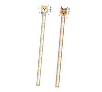 JOINPAYA Lot de 2 Stickers Muraux à Hauteur D'garçon et Filles Motifs Animaux Autocollants Amovibles pour Chambre Bébé Garçon et Filles Mesure Précise Matériau Imperméable Plusieurs styles