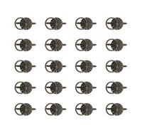 JOINPAYA Lot de 30 Poignées de Traction en Fer Noir pour Tiroirs, Style Chic, Installation Facile, pour Boîte Présent Bijoux et Coffret Maquillage