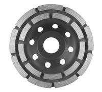 JOINPAYA Meule Diamantée à Bol pour Polissage et Meulage du Marbre Céramique, Disque Abrasif Noir Résistant de 115mm Adapté aux Travaux Industriels