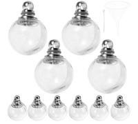 JOINPAYA Mini Boules de Verre 12mm, Lot de 10, Pendentif Boule
