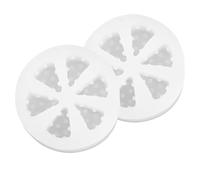 JOINPAYA Moule à Chocolat et Fondant 2 Pièces Silicone en Forme de Fromage, Format Petit pour Créations DIY à