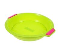 JOINPAYA Moule à Gâteau Silicone Rond 23 cm, Plaque de Cuisson Antiadhésive, Moule à Pâtisserie pour Boulangerie Maison, Silicone Résistant à Haute Température, Nettoyage Facile