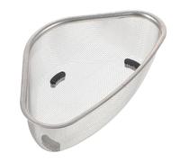 JOINPAYA Panier D'égouttage D'évier en Acier Inoxydable Filtre à Déchets Triangulaire Cuisine, Design Simple et Coins Arrondis, pour Ranger Petits Accessoires