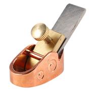 JOINPAYA Petit Rabot à Main pour Luthier en Acier Finition Brillante, Outil Facile à Utiliser pour Travail du Bois sur Violon et Alto Couleur Aléatoire