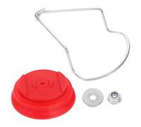 JOINPAYA Pièces de Tondeuse à Gazon, Accessoires Courants pour Tondeuses à Gazon, 1 Set, Vis et Rondelle, Pp et Acier, Rouge, pour Tondeuses et Débroussailleuses, Pelouses et Espaces