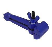 JOINPAYA Pince à Main en Acier Nodulaire, Étau Fixe Portable, Prise | Serrage Fort, Léger à Transporter, Bleu, pour Tôlerie et Usage Manuel Professionnel