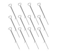 JOINPAYA Pince à Mèche pour Fabrication de Bougies DIY pour Projets de Bougies Accessoire Polyvalent en Acier Carbone Argenté 12 Pièces pour Centrage de Mèche Outil Essentiel