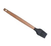 JOINPAYA Pinceau à Huile de Badigeon, Brosse à Badigeonner Barbecue, Silicone et Bois, Manche en Bois, Cuisine et Pâtisserie, Capture la Sauce, Sûr pour Ustensiles Cuisine