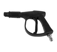 JOINPAYA Pistolet de Lavage Haute Pression Court Aluminium avec Buse Pivotante Compatible Lance à Mousse pour Nettoyage Voiture et Extérieur