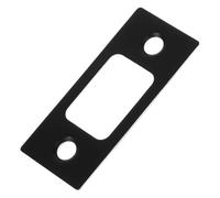 JOINPAYA Plaque de Gâche Large Acier Inoxydable pour Porte Entrée Renfort de Serrure pour Pêne Dormant Compatible Portes Bois Sécurité Renforcée et Installation Facile