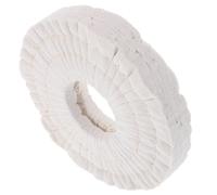 JOINPAYA Roue de Polissage en Tissu Blanc Compatible Polyvalente pour Machine à Plaquer les Chants Automatique Lignes de Production de Meubles à Grosse Échelle