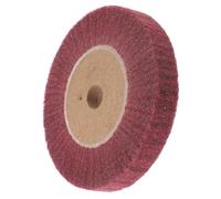 JOINPAYA Roue de Polissage Non Tissée Tampon de Polissage Grain 320 Marron en Toile Abrasive Non Tissée pour Meuleuse D’établi en Milieu Domestique et Automobile