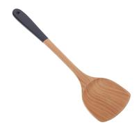 JOINPAYA Spatule en Bois pour Wok Légère et Polyvalente Forme Unique, Ustensile Cuisine Antiadhésif pour Cuisson et Friture Maison