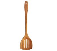 JOINPAYA Spatule et Poli Lisse Outil de Cuisson Marron Cuisine en Bois Fentes pour Restaurant Cuisine Professionnelle