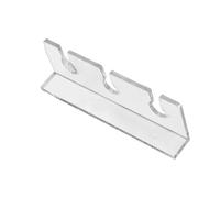 JOINPAYA Support Mural en Acrylique Transparent pour Verres à Vin, 3 Places | Vis de Fixation, pour Verres Longs à Vin Rouge, Décoration Moderne, Solide, Support