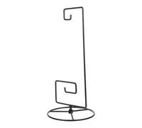 JOINPAYA Support pour Pot de Fleurs en Verre Noir en Fer Design Élégant, Étagère Suspendue Polyvalente pour Plantes Aériennes et Terrariums, Balcon Intérieur