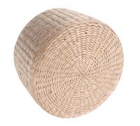JOINPAYA Tabouret Rond pour Garçon et Filles en Paille Naturelle Tressée, Siège Confortable et Résistant au Poids, Design Rétro Japonerie pour Cafés et Yoga