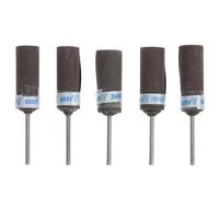 JOINPAYA Tambours de Ponçage 2,35 Mm 5 Pcs Grains 240 à 1000 pour Outils Rotatifs, Embouts Abrasifs Polyvalents pour Ponçage et Polissage des Ongles, Accessoires Manchons Abrasifs