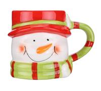 JOINPAYA Tasse Bonhomme de Neige de Noël en Céramique, Café et Lait | Style Créatif, pour Restaurant et Café, Usage Quotidien, Pièce Festive, Service de Table Couleur Aléatoire