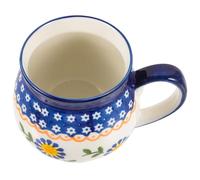 JOINPAYA Tasse en Céramique Rétro 400ml Légère et Facile à Ranger pour Bureau, comme Gobelet à Eau ou Tasse à Café Décorative