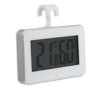 JOINPAYA Thermomètre Hygromètre Magnétique Précis en Abs pour Réfrigérateur et Congélateur, Mini Outil de Mesure de Température et Humidité Intérieur