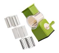 JOINPAYA Trancheuse à Fruits Râpe Manuelle Rotative Multifonction en Acier Inoxydable pour Couper et Râper Légumes et Pommes de Terre Facilement Cuisine