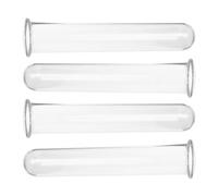 JOINPAYA Vase à Tube à Essai en Verre pour Plantes Hydroponiques 4 Pièces Décor Moderne et Suspendu, pour Salons et Bureaux