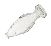 JOINPAYA Vase en Verre Forme Poisson DIY Bocal Transparent pour Home Adorn Fonction Easy to Carry