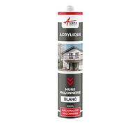 Joint acrylique mastic d'étanchéité mur porte Blanc 1 x 300 ML