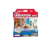 EVO Joint de fenêtre, en thermoplastique, transparent, autocollant, 9 x 7 x 3000 mm, universel