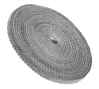 Joint Adhésif Plat Noir pour Porte de Poêle à Bois, Corde 4 M | Fibre de Verre Tressée Flexible, Découpe Facile, Maintien Fiable Autour des Portes de Chaudières et Foyers