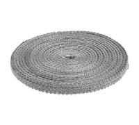 Joint Autocollant de Porte pour Poêle à Bois, Fibre de Verre Noir 4 M | Bande de Calfeutrage Flexible et Tressée, Découpable, Étanchéité Haute Température, pour Portes de Chaudières
