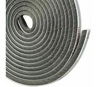 Joint Brosse Adhésif pour Placard Porte Coulissante,Isolant Anti Froid et Anti Poussière,Longueur de 4,9m x 5mm x 9mm,Couleur Grise