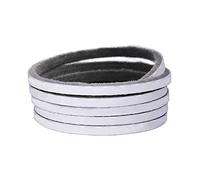 joint brosse de fenêtre de porte auto-adhésive ruban de feutre d'étanchéité anti-poussière ruban d'exclusion de courant d'air pour fenêtre de portes coulissantes et armoire - gris 30 m (7x12mm)
