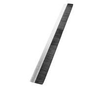 Joint Brosse de Porte Extérieure Noir 60x7x1cm pour garage | Base Métal, Poils Nylon Denses, Pose sans Perçage, pour Portes Roulantes, Cloisons de Bureau