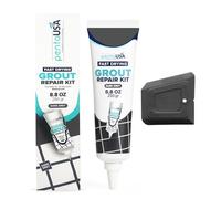 Joint Carrelage - Colle Carrelage, Mortier à Joints Avec Spatule | Joint Salle de Bain, Remplissage Répare et Renouvelle - 250gr (Anthracite)