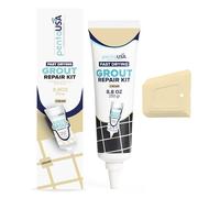 Joint Carrelage - Colle Carrelage, Mortier à Joints Avec Spatule | Joint Salle de Bain, Remplissage Répare et Renouvelle - 250gr (Crème)