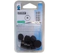 Joint clapet plein BOUTTE PM assorti noir - 2 x 10 pièces - Plomberie Noir