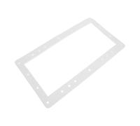 Joint D’écumoire de Piscine hors Sol à Large Ouverture en Silicone Blanc | Découpe Précise, Bride en Forme D’ailes, Protège la Doublure, Limite les Fuites, pour Entretien Hivernal et Bassin Extérieur