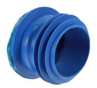 Joint D’étanchéité en Caoutchouc Bleu, pour Cuvette de Toilette | Installation sans Outil, Effet Anti-fuite, Adapté aux Conduites D’évacuation et Brides de Sol, Rénovation Sanitaire