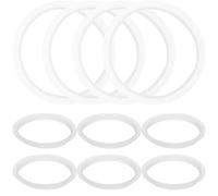 Joint D’étanchéité en Silicone pour Bocaux et Bouteilles, 10 Pièces Blanc | Joint Gourde Inox, Facile à Remplacer, Résistant, pour Légumes et Produits Faits Main, Compatible Bocaux