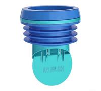 Joint de bride de toilette anti-fuite 12,5 cm facile à installer | Arrête les odeurs désagréables, les fuites - Valve anti-refoulement, air frais de salle de bain, matériau ABS